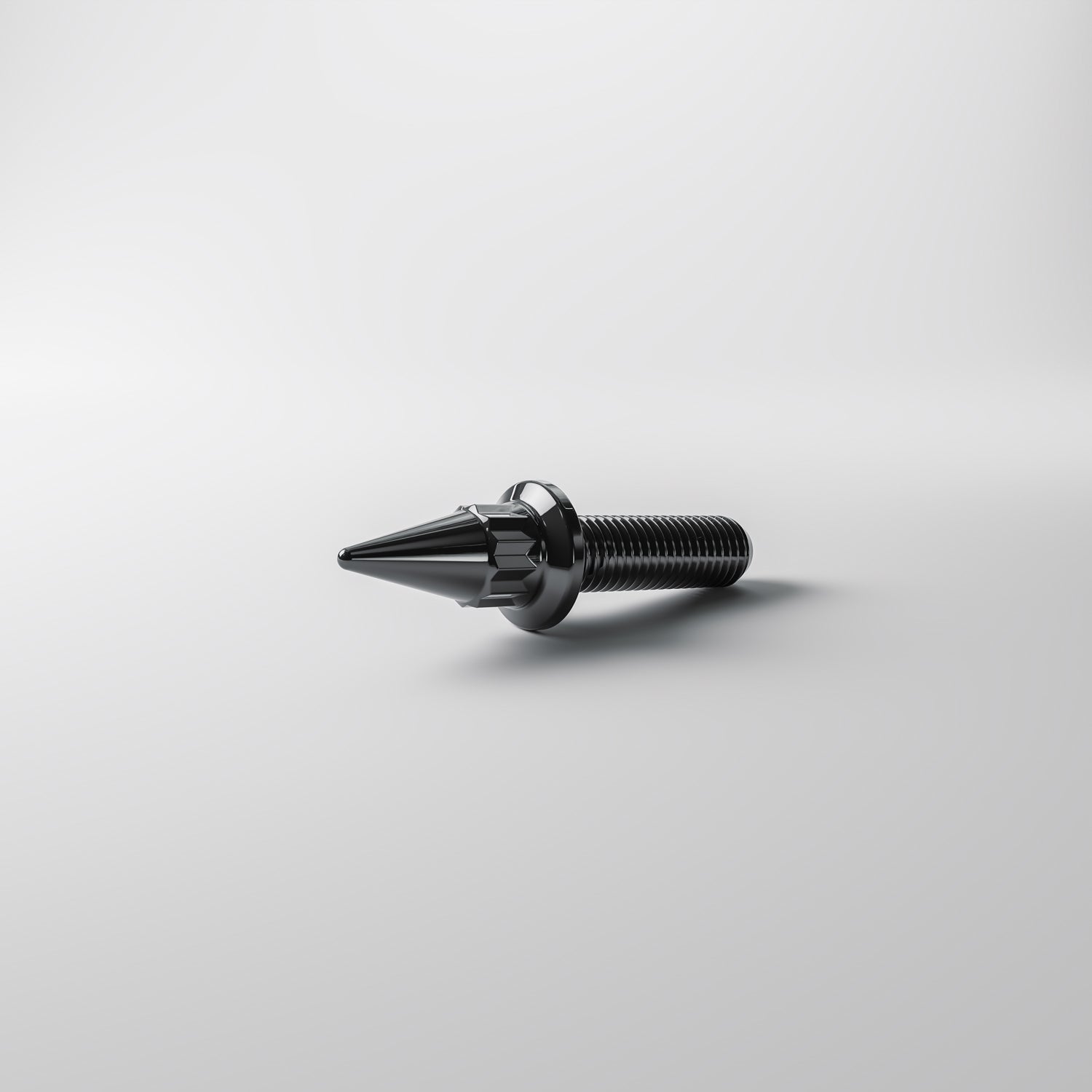 Black - M7 24mm Spiked Steel Assembly Hardware
