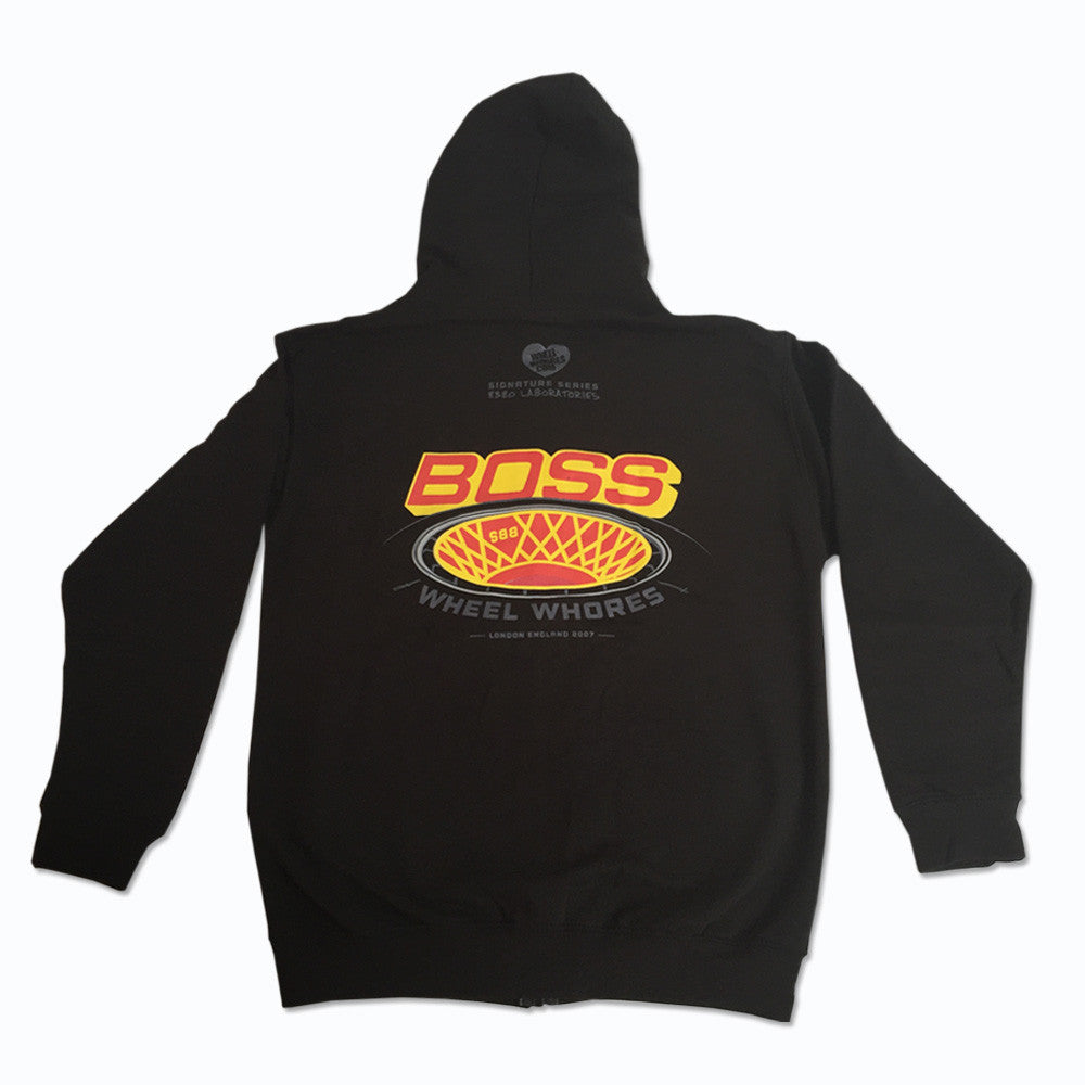 Like A Boss (Zip-up Hoodie) Red/Yellow