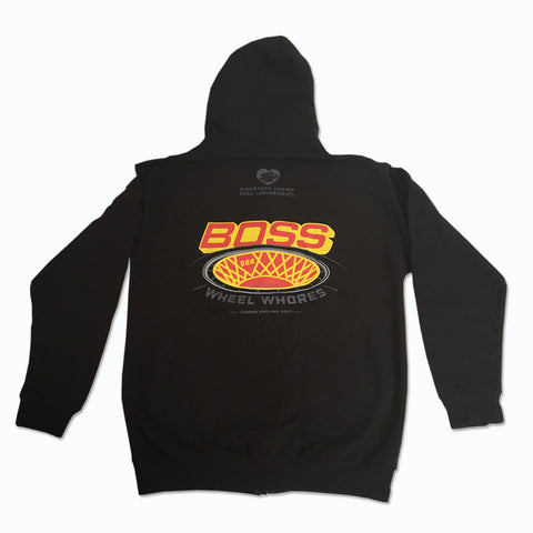 Like A Boss (Zip-up Hoodie) Red/Yellow