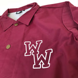 WW COACH JACKET (BURGUNDY)