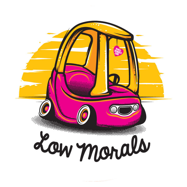 Blue/Pink Low Morals Air Freshener Pack