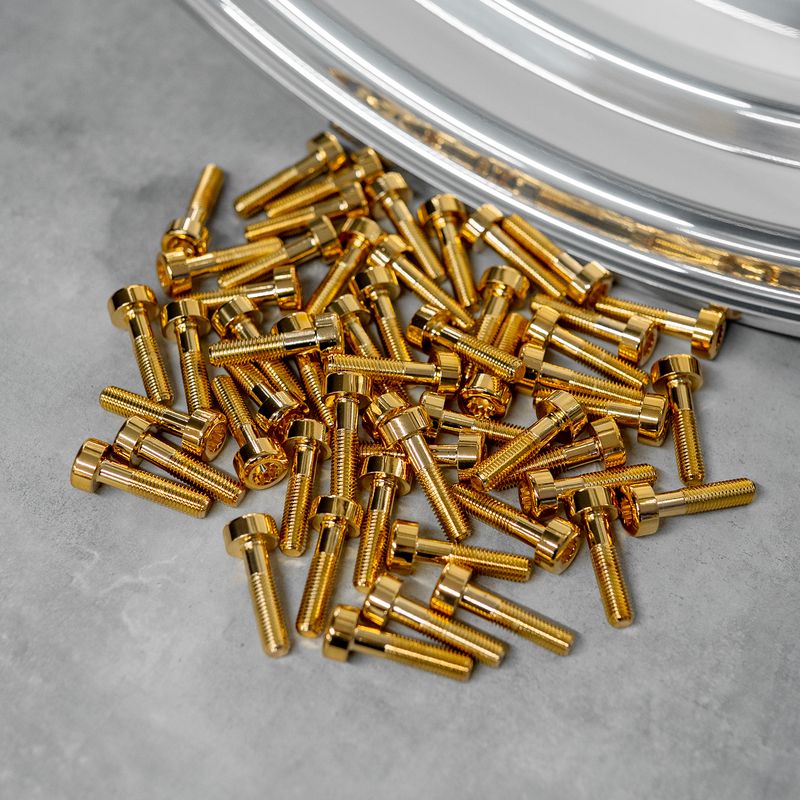 Gold - M7 29mm Steel Assembly Hardware (WEDS/Work Style)