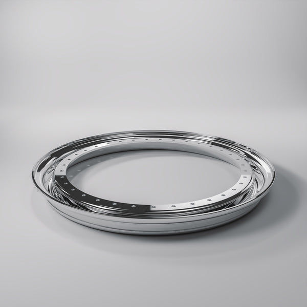 20" Work 40 Bolt Aluminium Outer Lip