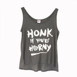Honk If You're Horny (Heather Grey Vest)