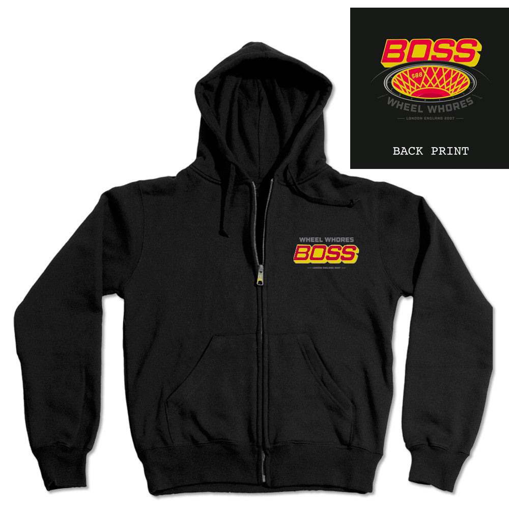 Like A Boss (Zip-up Hoodie) Red/Yellow