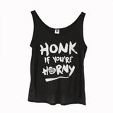 Honk If You're Horny (Dark Grey Vest)