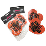 Orange Sticker & Air Freshener Combo Pack