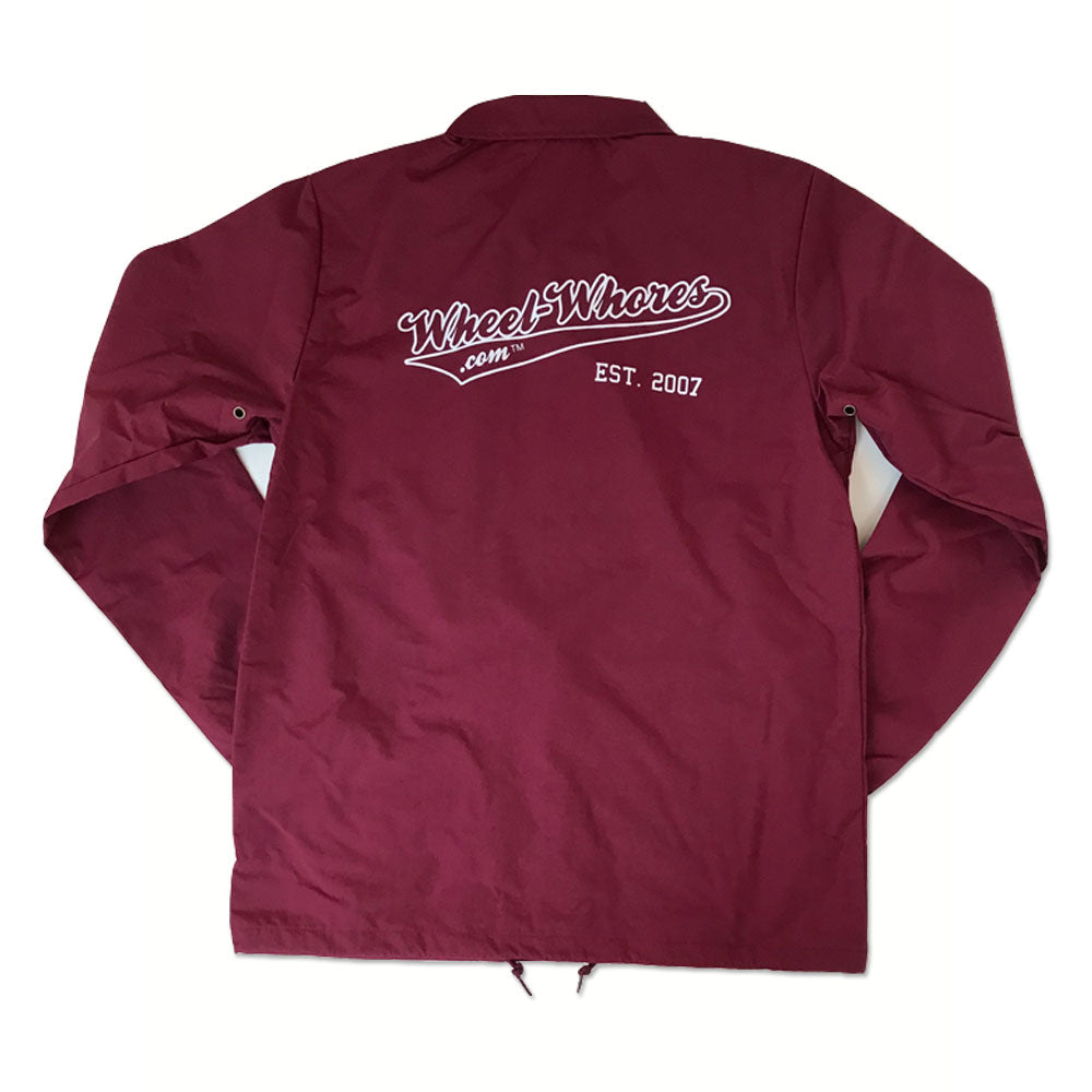 WW COACH JACKET (BURGUNDY)