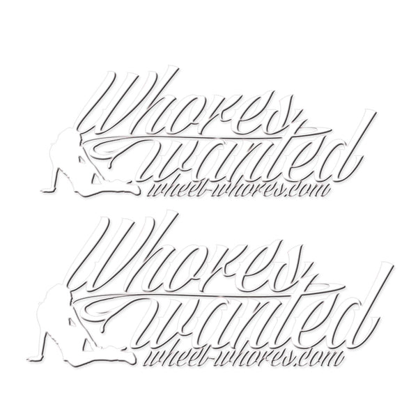 White Whores Wanted v2 (Sticker Pack)